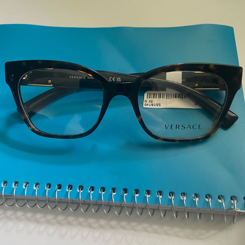 Versace Brown Tortoiseshell Glasses